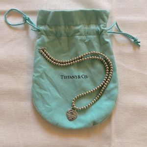 Return to Tiffany Heart Tag Bead Necklace